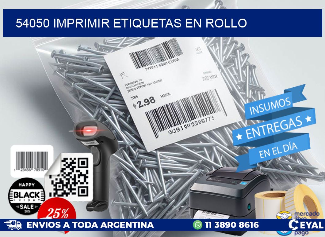 54050 imprimir etiquetas en rollo