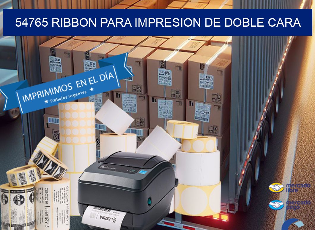 54765 RIBBON PARA IMPRESION DE DOBLE CARA