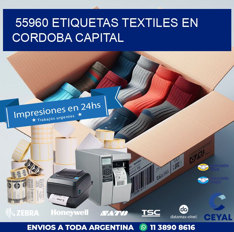 55960 ETIQUETAS TEXTILES EN CORDOBA CAPITAL