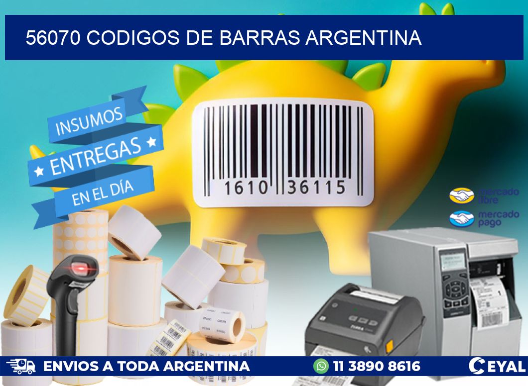 56070 CODIGOS DE BARRAS ARGENTINA
