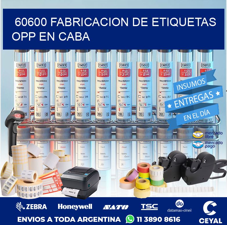 60600 FABRICACION DE ETIQUETAS OPP EN CABA