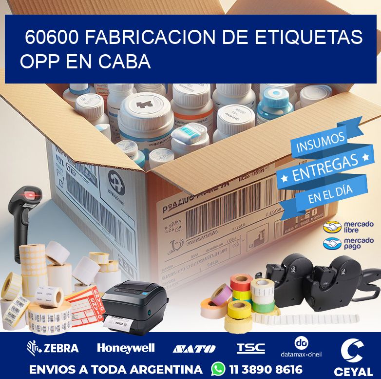 60600 FABRICACION DE ETIQUETAS OPP EN CABA