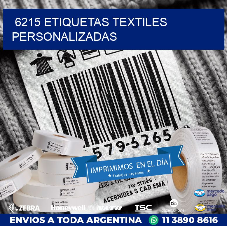 6215 ETIQUETAS TEXTILES PERSONALIZADAS