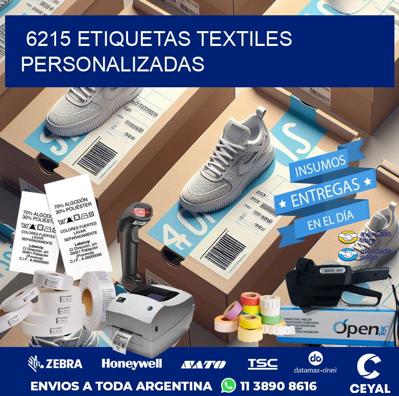 6215 ETIQUETAS TEXTILES PERSONALIZADAS