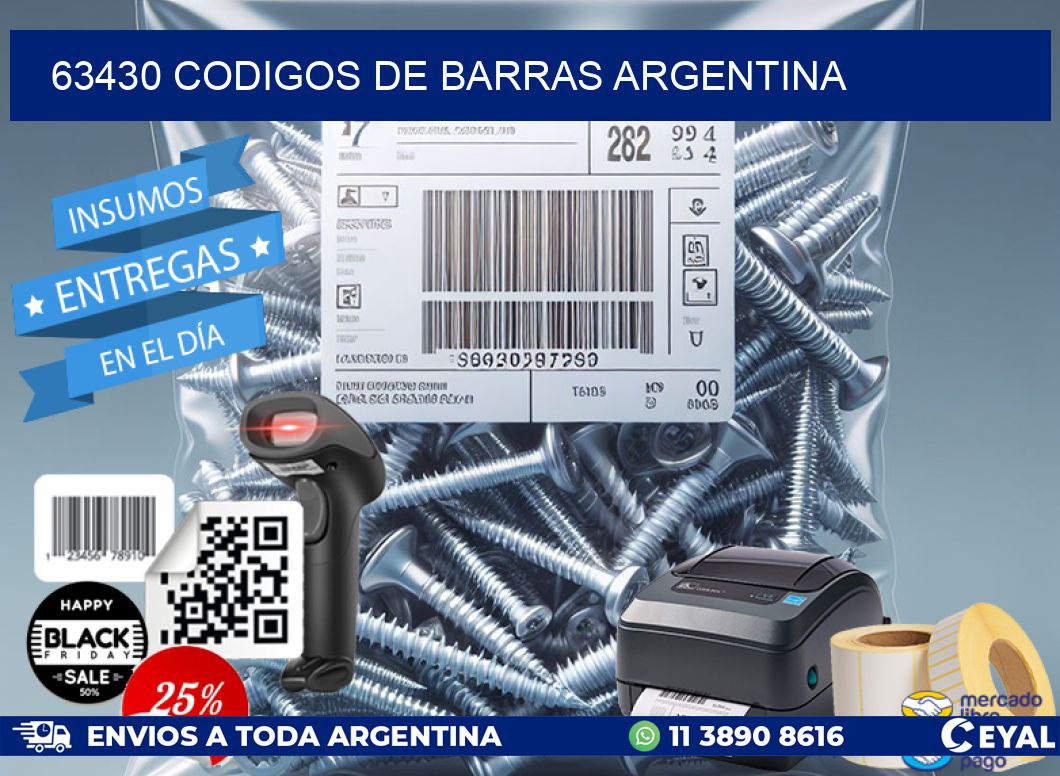 63430 CODIGOS DE BARRAS ARGENTINA