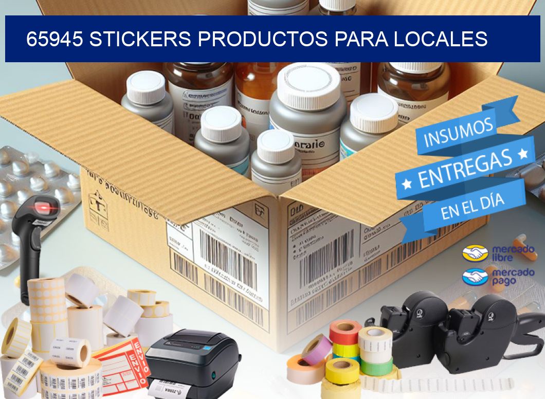 65945 STICKERS PRODUCTOS PARA LOCALES