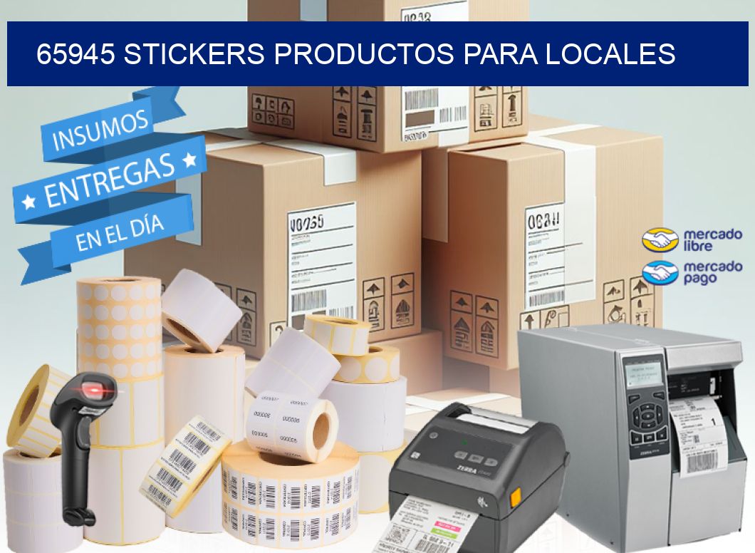 65945 STICKERS PRODUCTOS PARA LOCALES