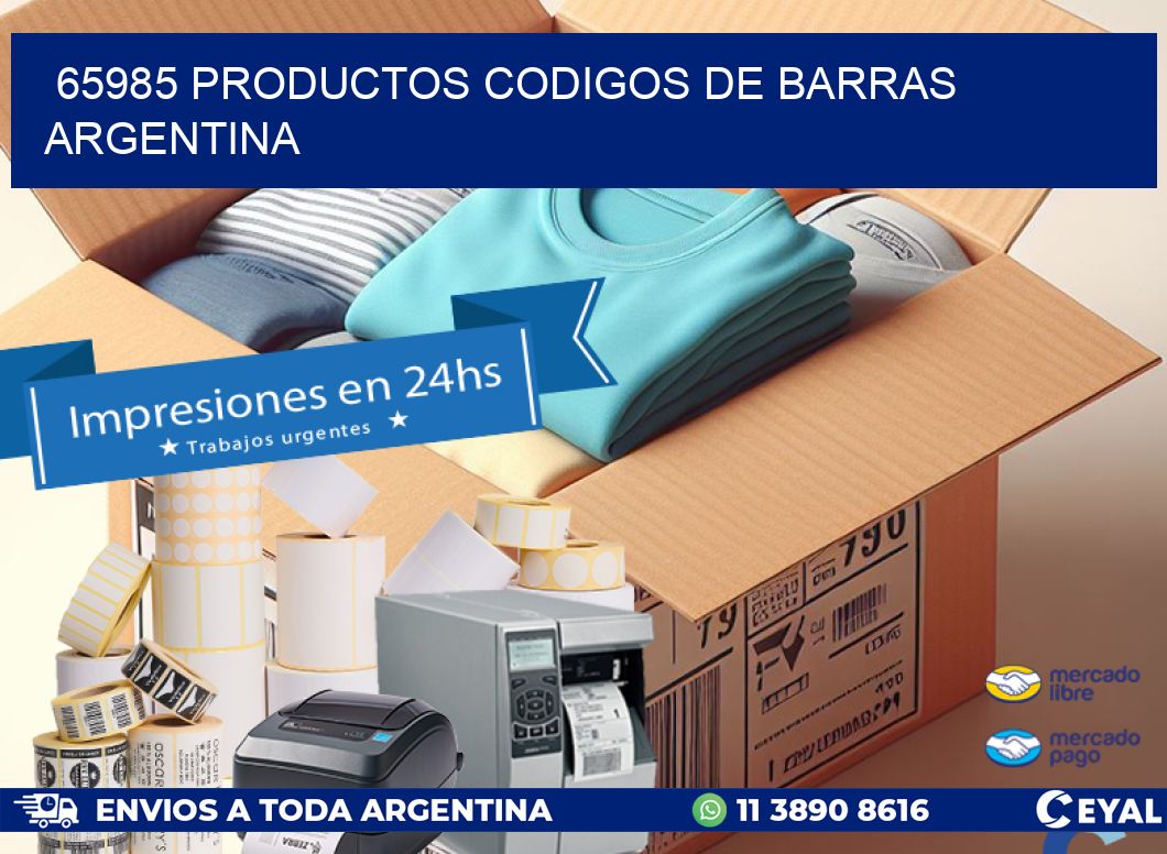 65985 productos codigos de barras argentina