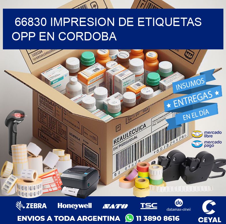 66830 IMPRESION DE ETIQUETAS OPP EN CORDOBA
