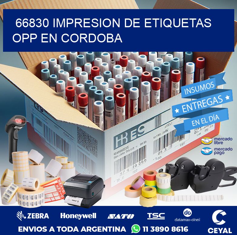 66830 IMPRESION DE ETIQUETAS OPP EN CORDOBA