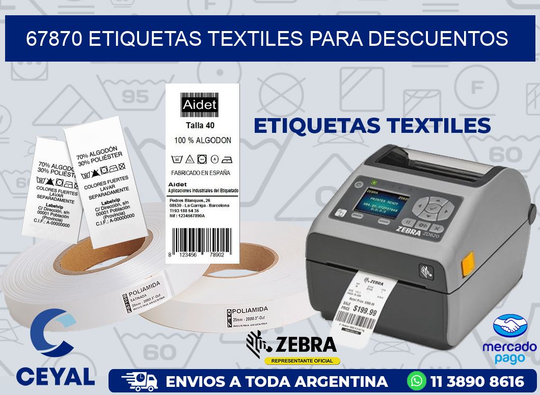 67870 ETIQUETAS TEXTILES PARA DESCUENTOS