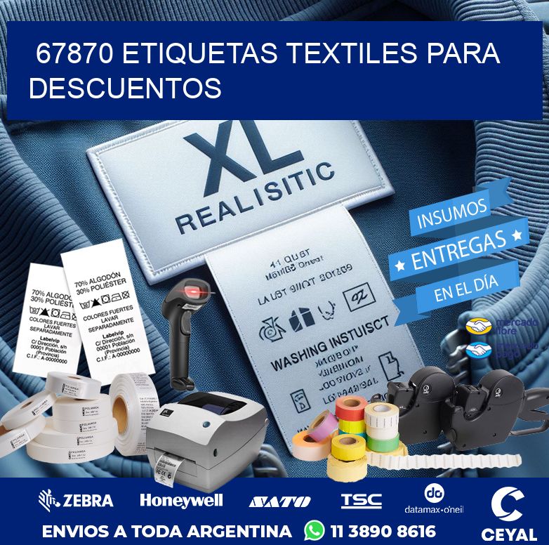67870 ETIQUETAS TEXTILES PARA DESCUENTOS
