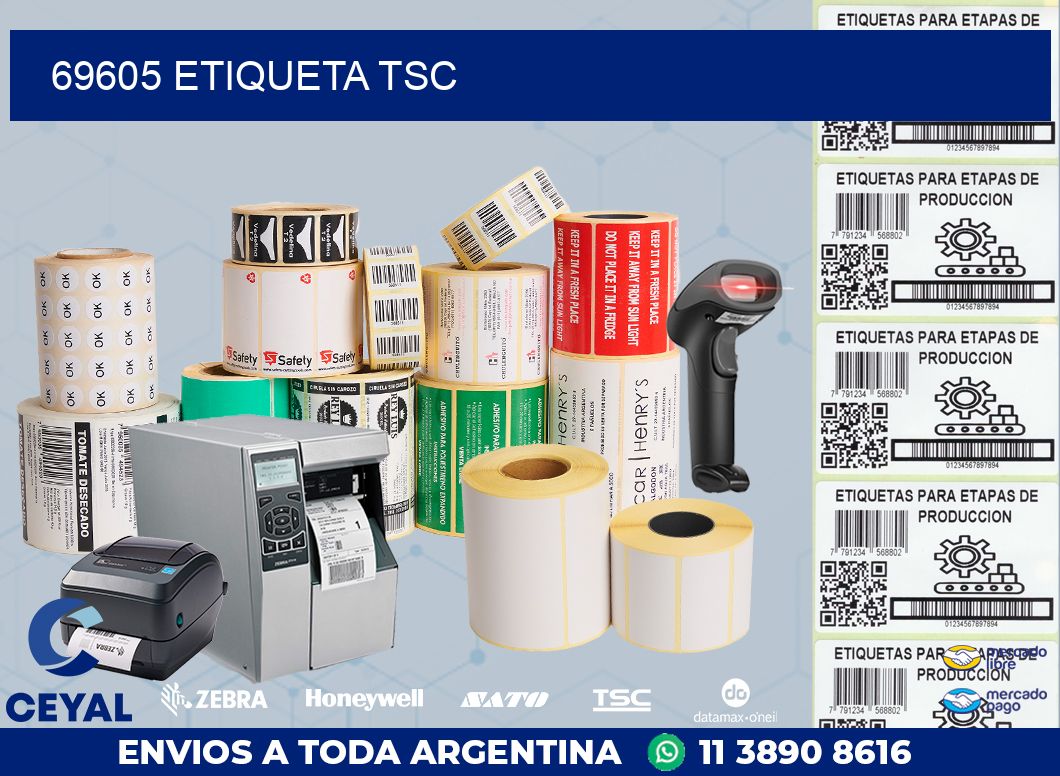 69605 etiqueta tsc