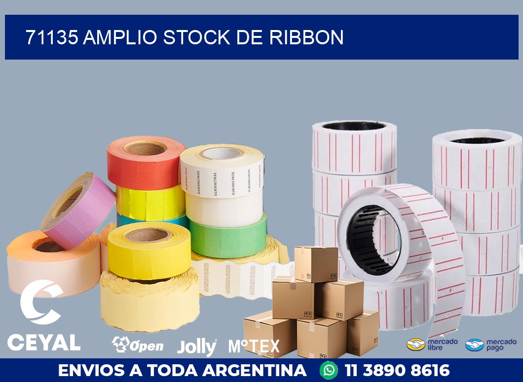 71135 AMPLIO STOCK DE RIBBON
