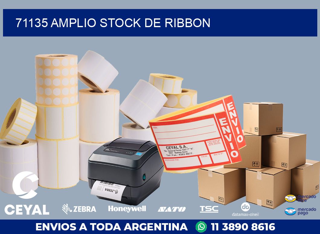 71135 AMPLIO STOCK DE RIBBON