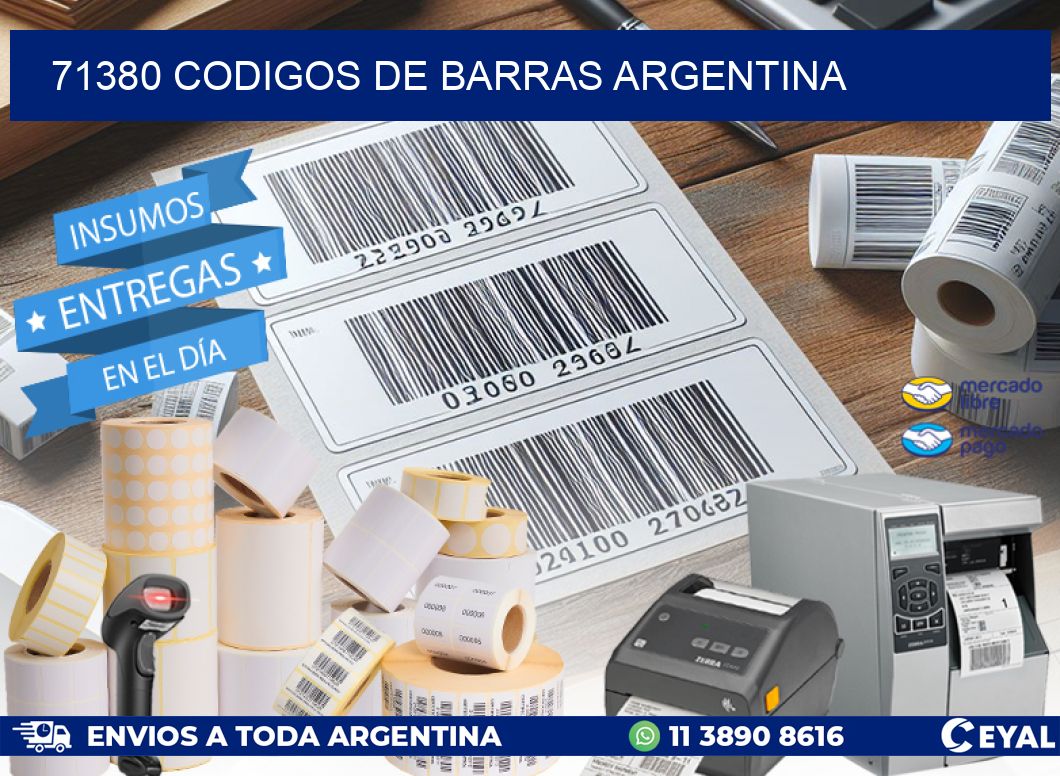 71380 CODIGOS DE BARRAS ARGENTINA