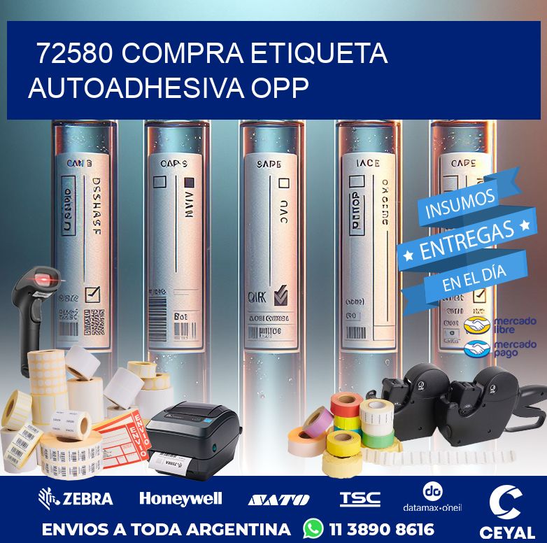 72580 COMPRA ETIQUETA AUTOADHESIVA OPP