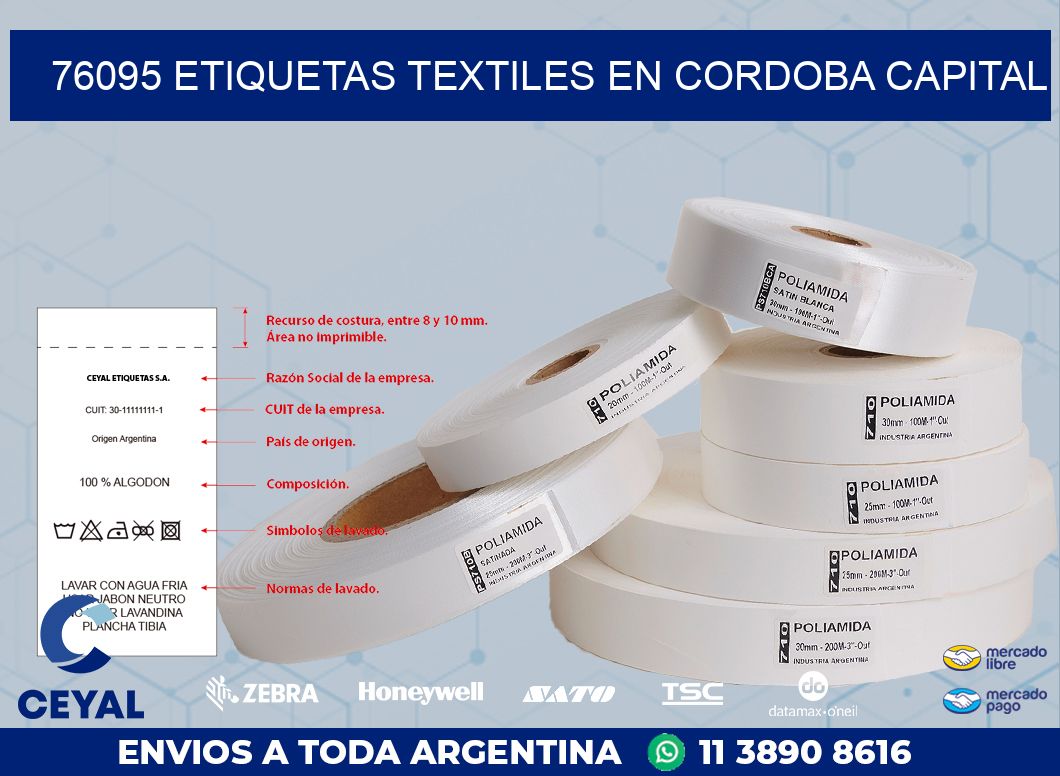 76095 ETIQUETAS TEXTILES EN CORDOBA CAPITAL