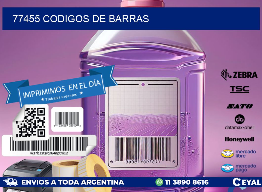 77455 codigos de barras