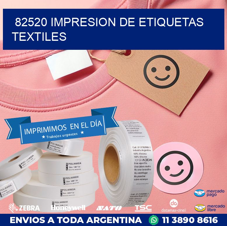 82520 IMPRESION DE ETIQUETAS TEXTILES
