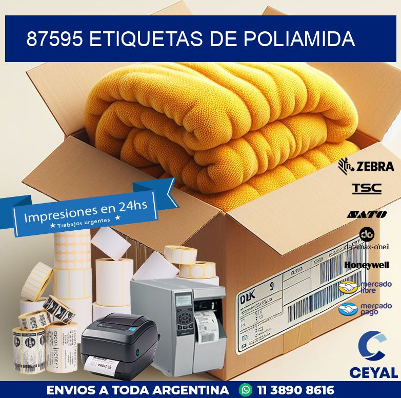 87595 ETIQUETAS DE POLIAMIDA