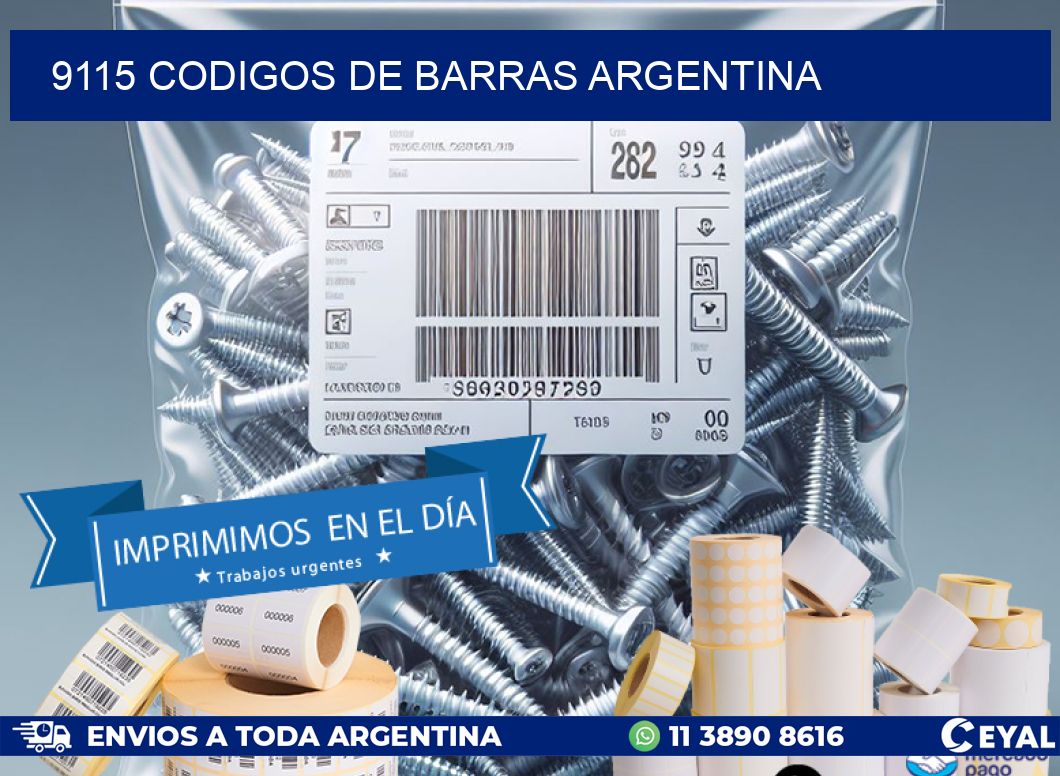 9115 CODIGOS DE BARRAS ARGENTINA