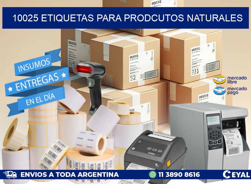 10025 ETIQUETAS PARA PRODCUTOS NATURALES