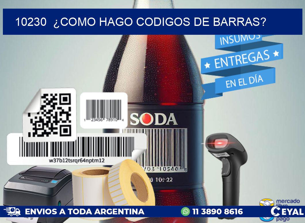 10230  ¿COMO HAGO CODIGOS DE BARRAS?