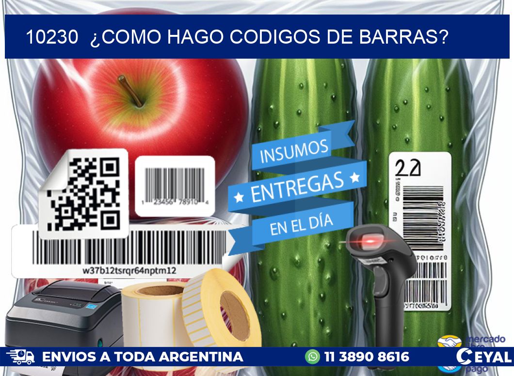 10230  ¿COMO HAGO CODIGOS DE BARRAS?