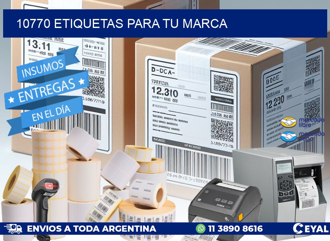 10770 ETIQUETAS PARA TU MARCA