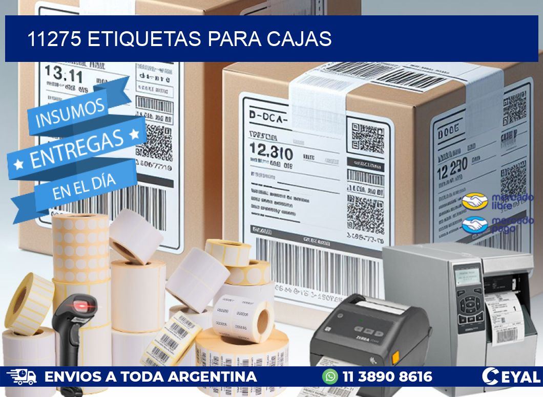 11275 ETIQUETAS PARA CAJAS