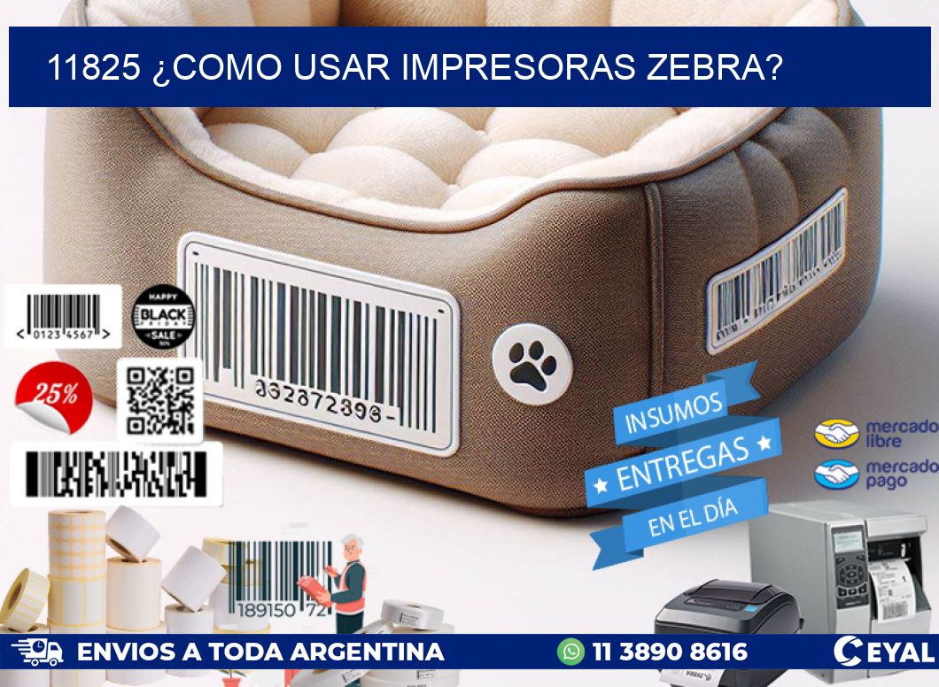 11825 ¿COMO USAR IMPRESORAS ZEBRA?