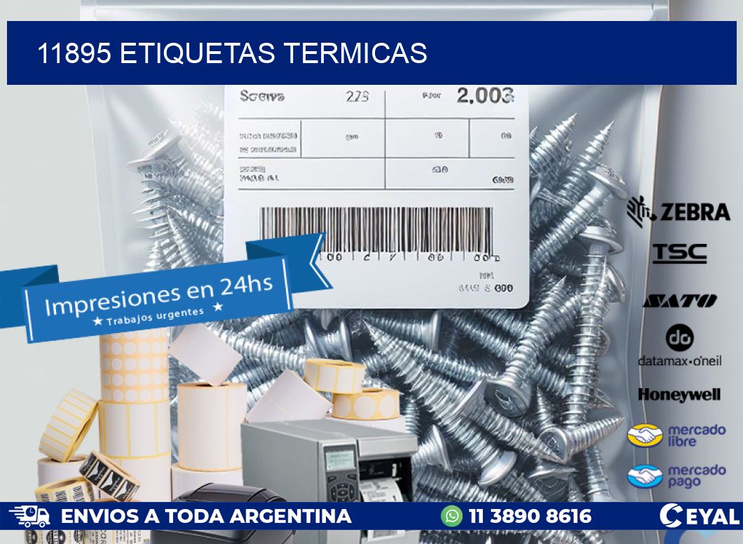 11895 ETIQUETAS TERMICAS