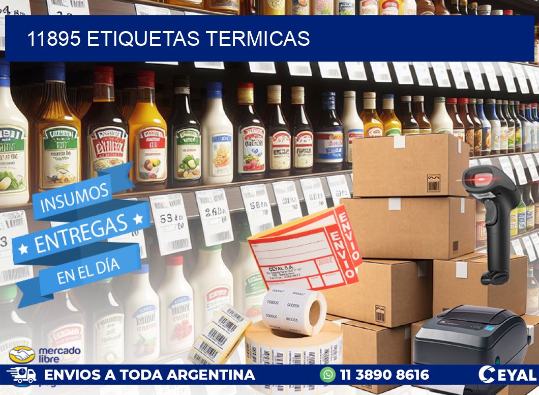 11895 ETIQUETAS TERMICAS
