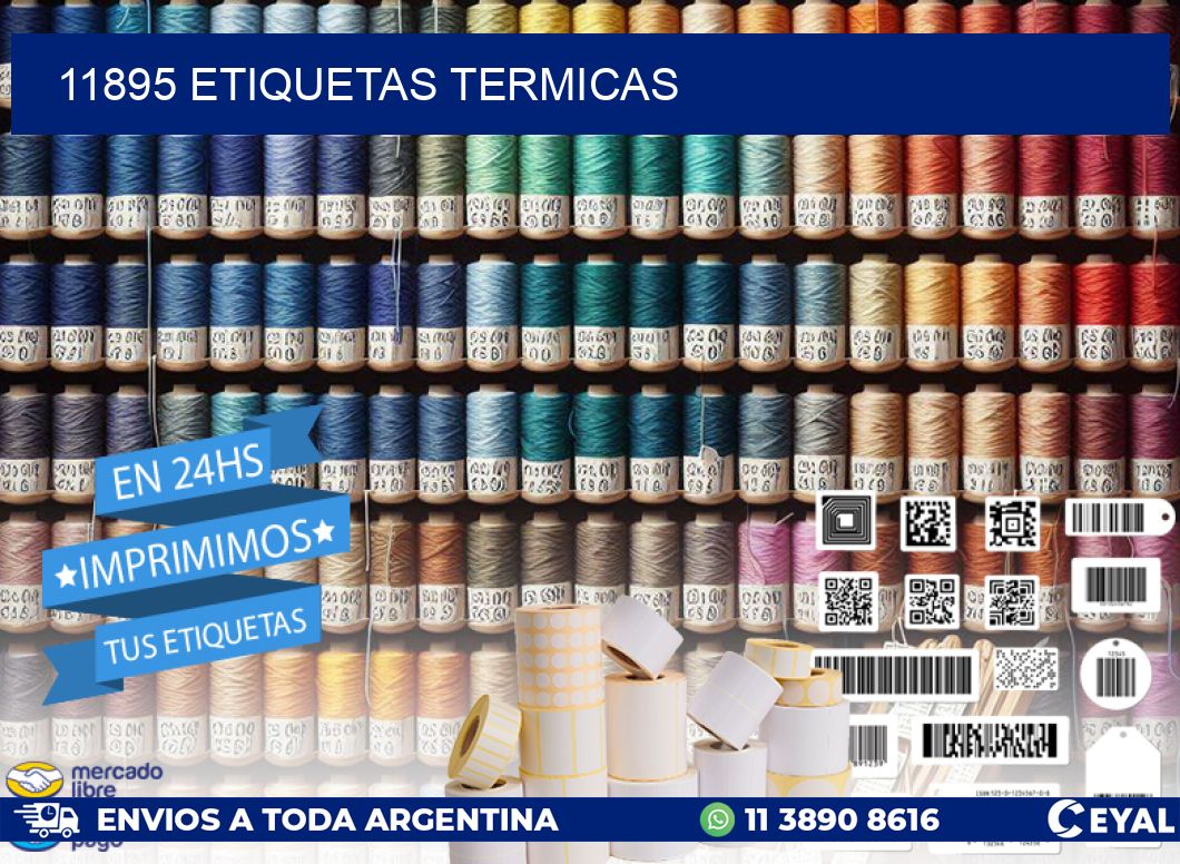 11895 ETIQUETAS TERMICAS