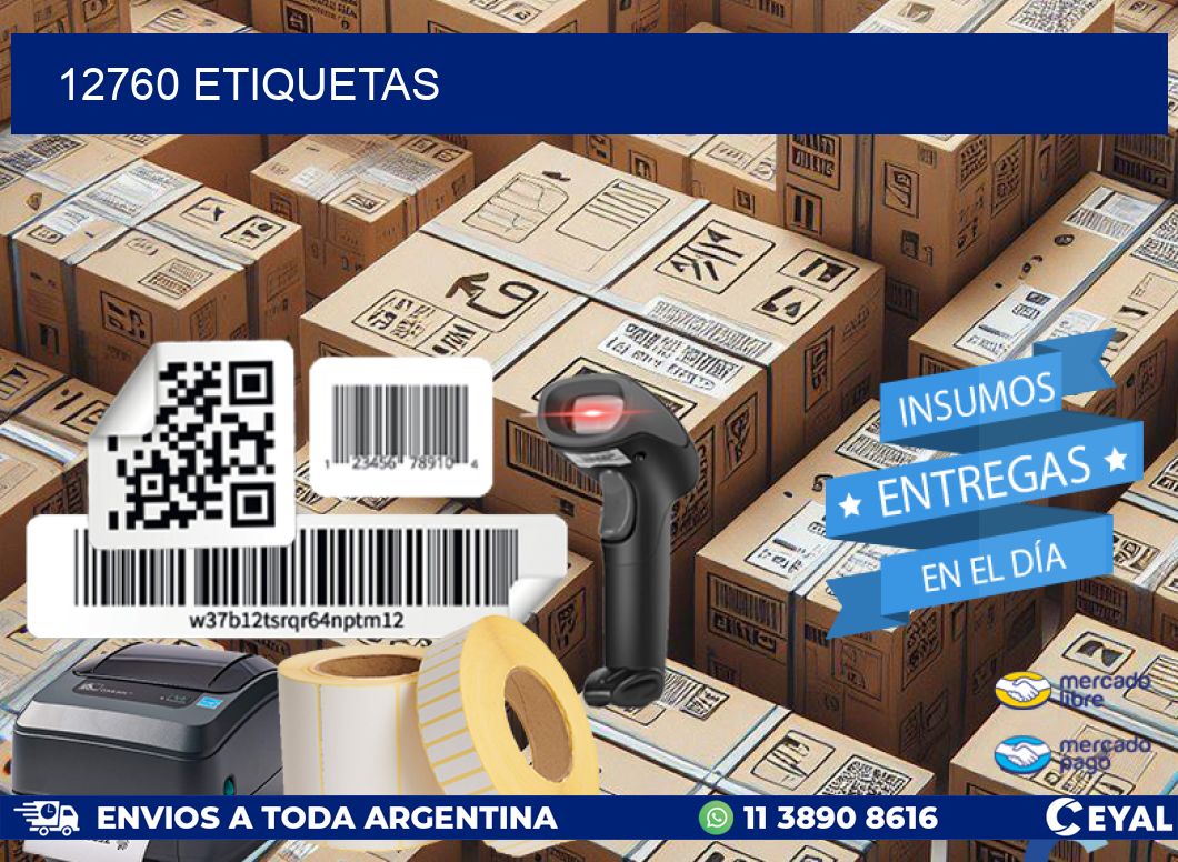 12760 ETIQUETAS