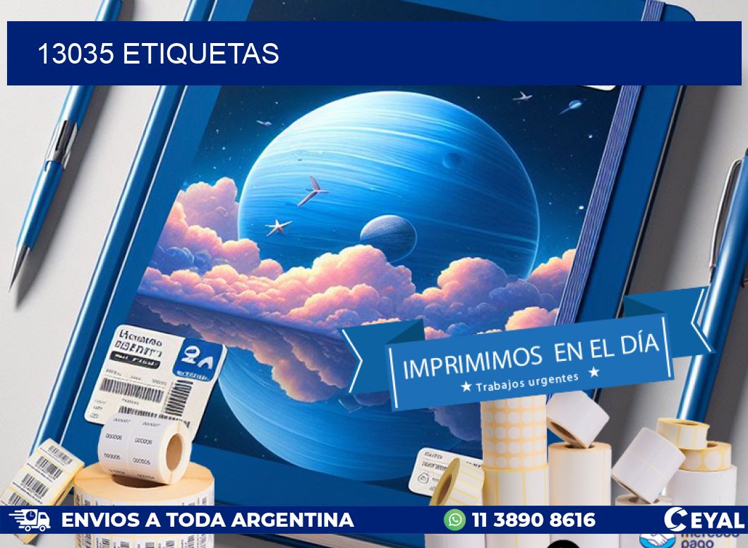 13035 ETIQUETAS