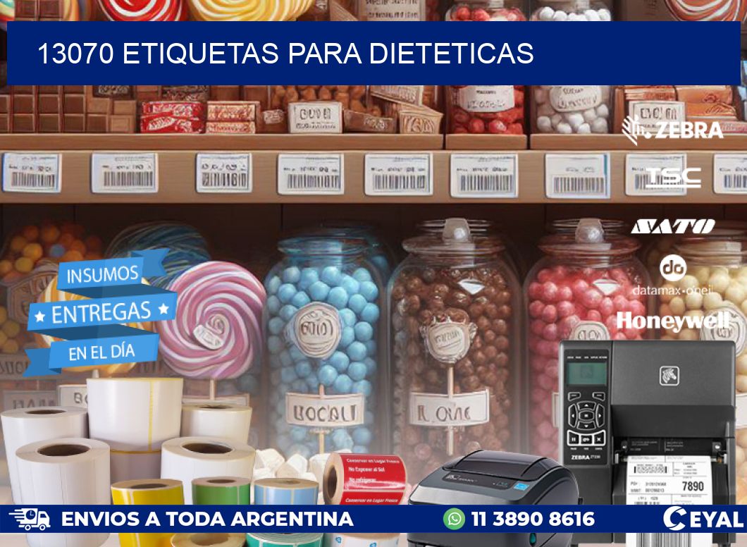 13070 ETIQUETAS PARA DIETETICAS