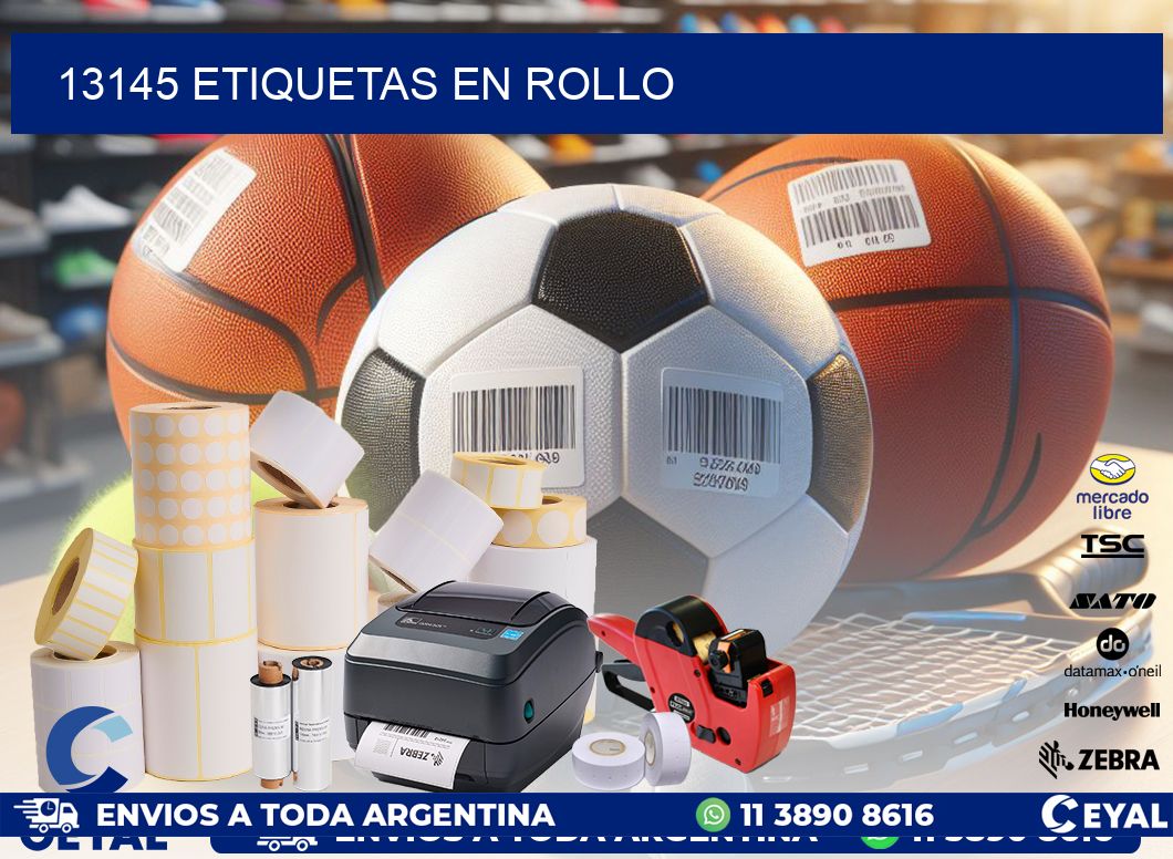 13145 ETIQUETAS EN ROLLO