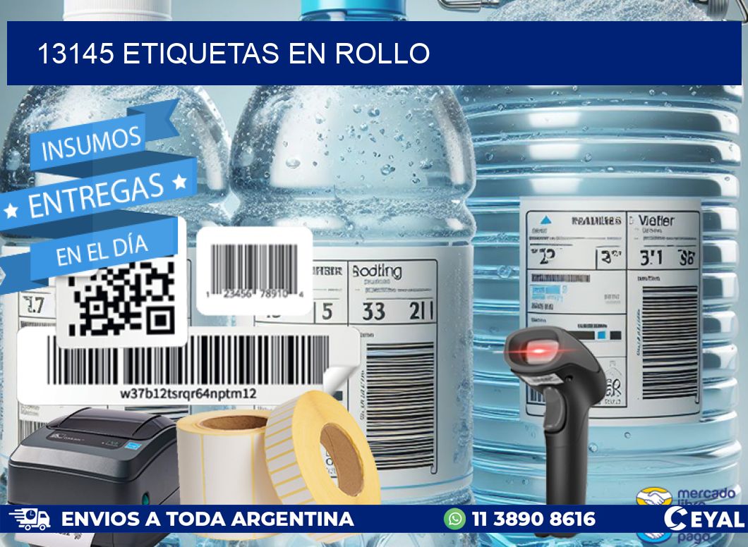 13145 ETIQUETAS EN ROLLO