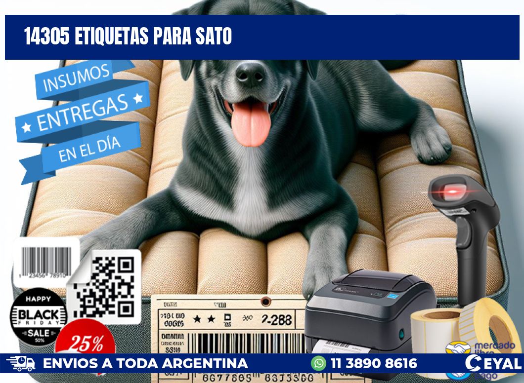 14305 ETIQUETAS PARA SATO