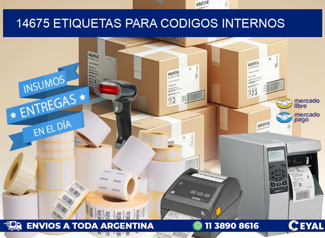 14675 ETIQUETAS PARA CODIGOS INTERNOS