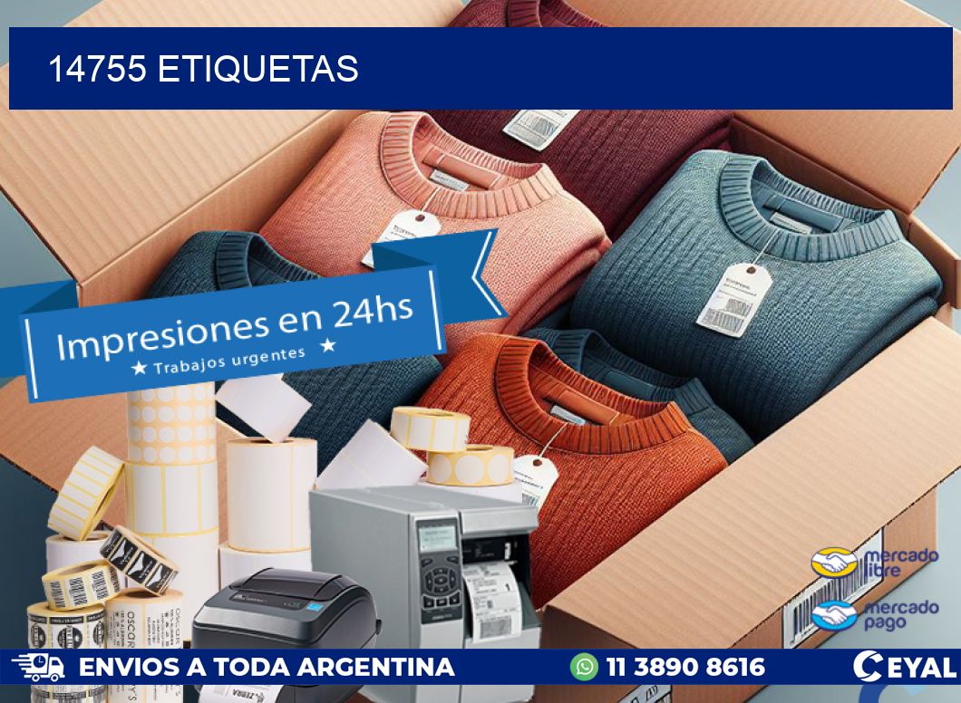 14755 ETIQUETAS