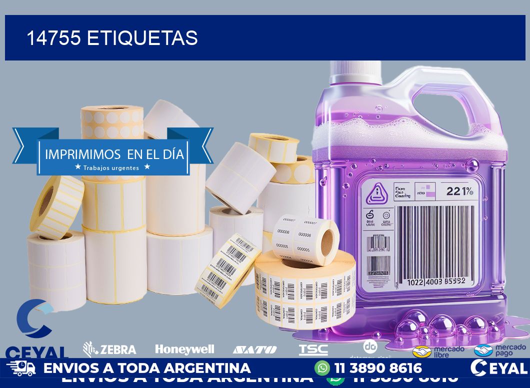 14755 ETIQUETAS