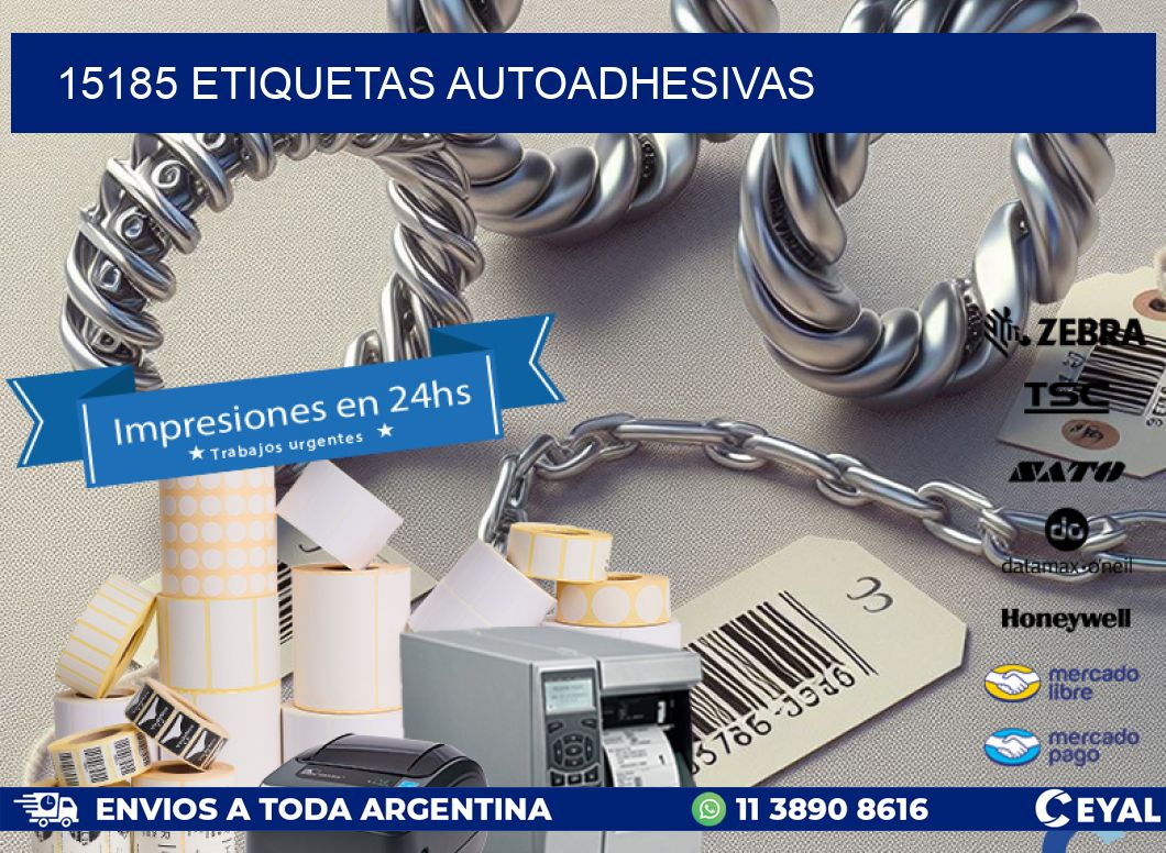 15185 ETIQUETAS AUTOADHESIVAS