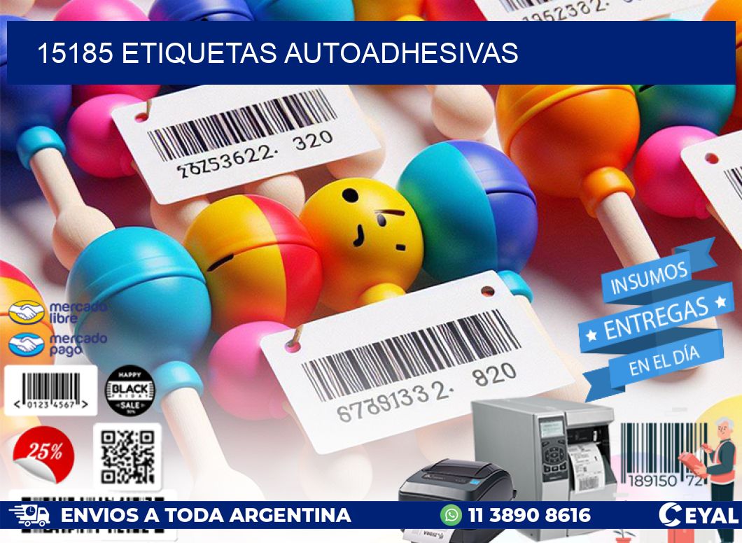 15185 ETIQUETAS AUTOADHESIVAS