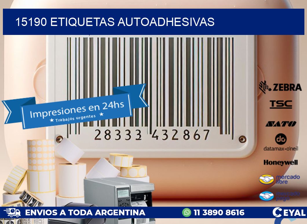 15190 ETIQUETAS AUTOADHESIVAS