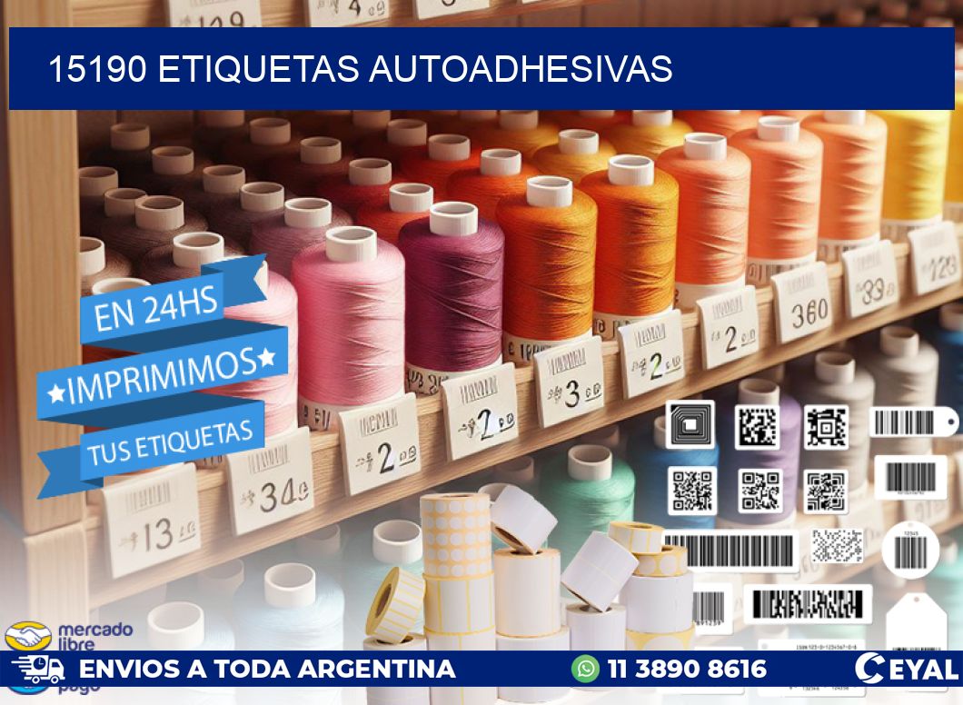 15190 ETIQUETAS AUTOADHESIVAS