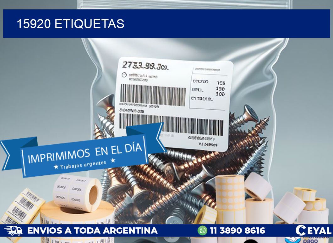 15920 ETIQUETAS