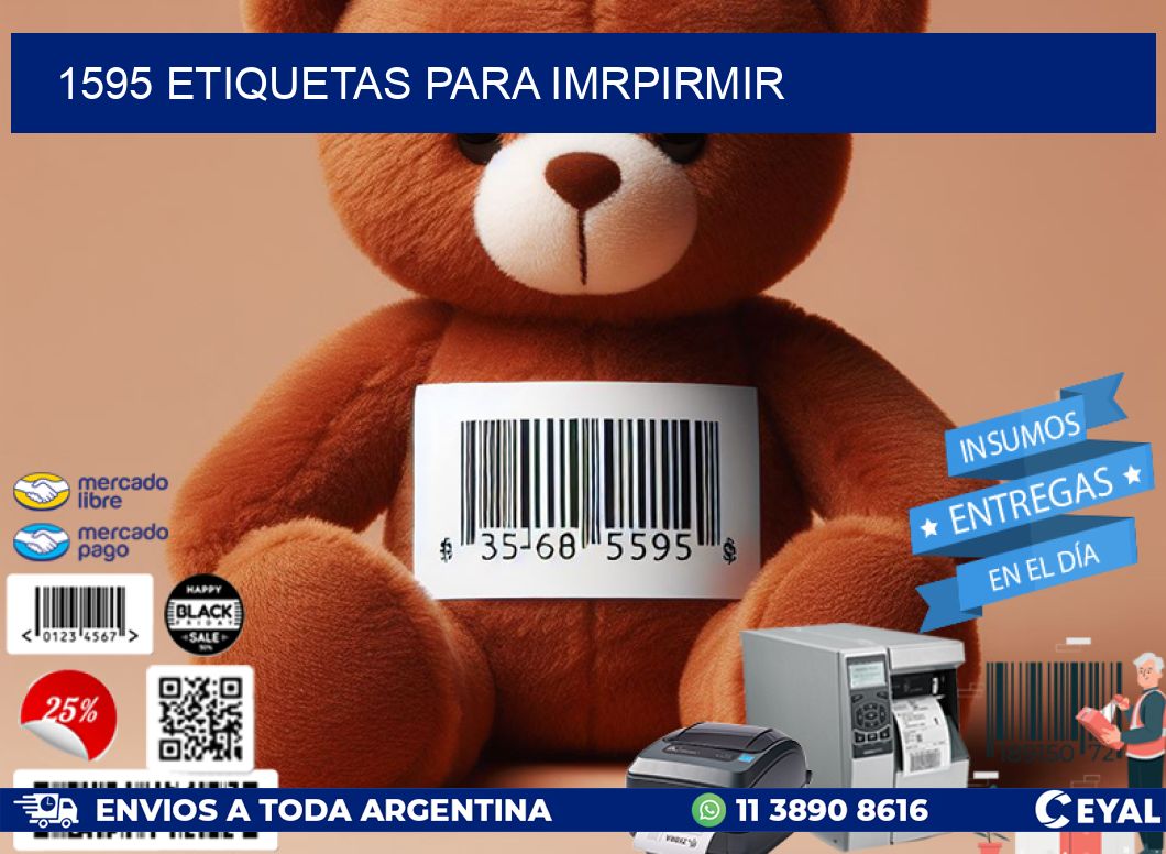 1595 ETIQUETAS PARA IMRPIRMIR